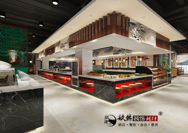 銀川自助餐廳裝修|銀川自助餐廳裝修設(shè)計|镹臻裝修網(wǎng)