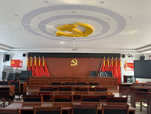 銀川和豐村黨群活動服務站辦公室設計公司,銀川辦公室設計公司哪家好|推薦銀川津都華麗裝飾