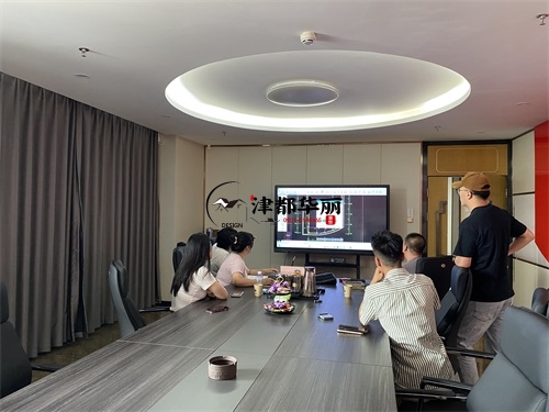 銀川辦公樓裝修設(shè)計項目|津都華麗設(shè)計