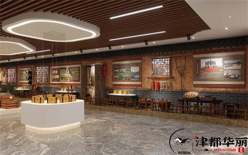 銀川農業展廳裝修設計項目|津都華麗設計
