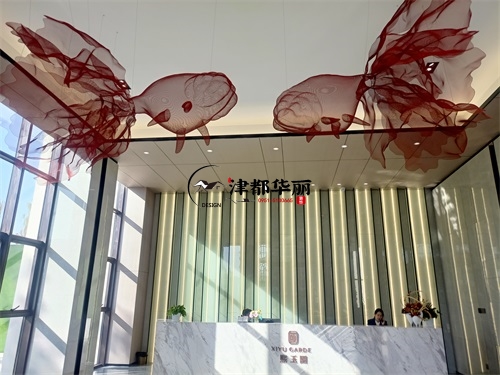 銀川售樓部大廳裝修設計項目|津都華麗設計
