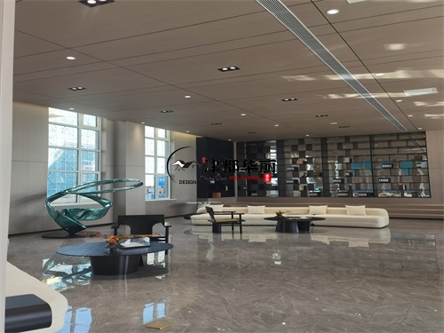 銀川售樓部大廳裝修設計項目|津都華麗設計