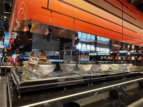 銀川自助餐廳裝修設計項目|津都華麗設計