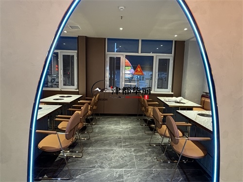 銀川自助餐廳裝修設計項目|津都華麗設計